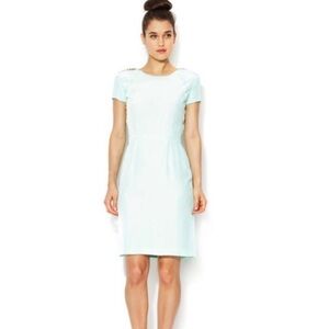 “DANA-MAXX” Silk Agnyss Flores Mint & Sequin Dress
